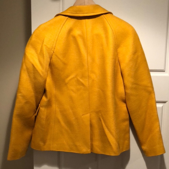 Talbots mustard yellow wool jacket - Picture 2 of 4